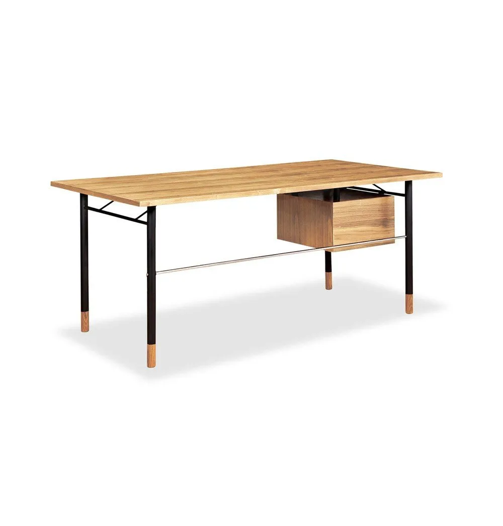 Nyhavn Desk - Ash/Yellow/Red - Reproduction