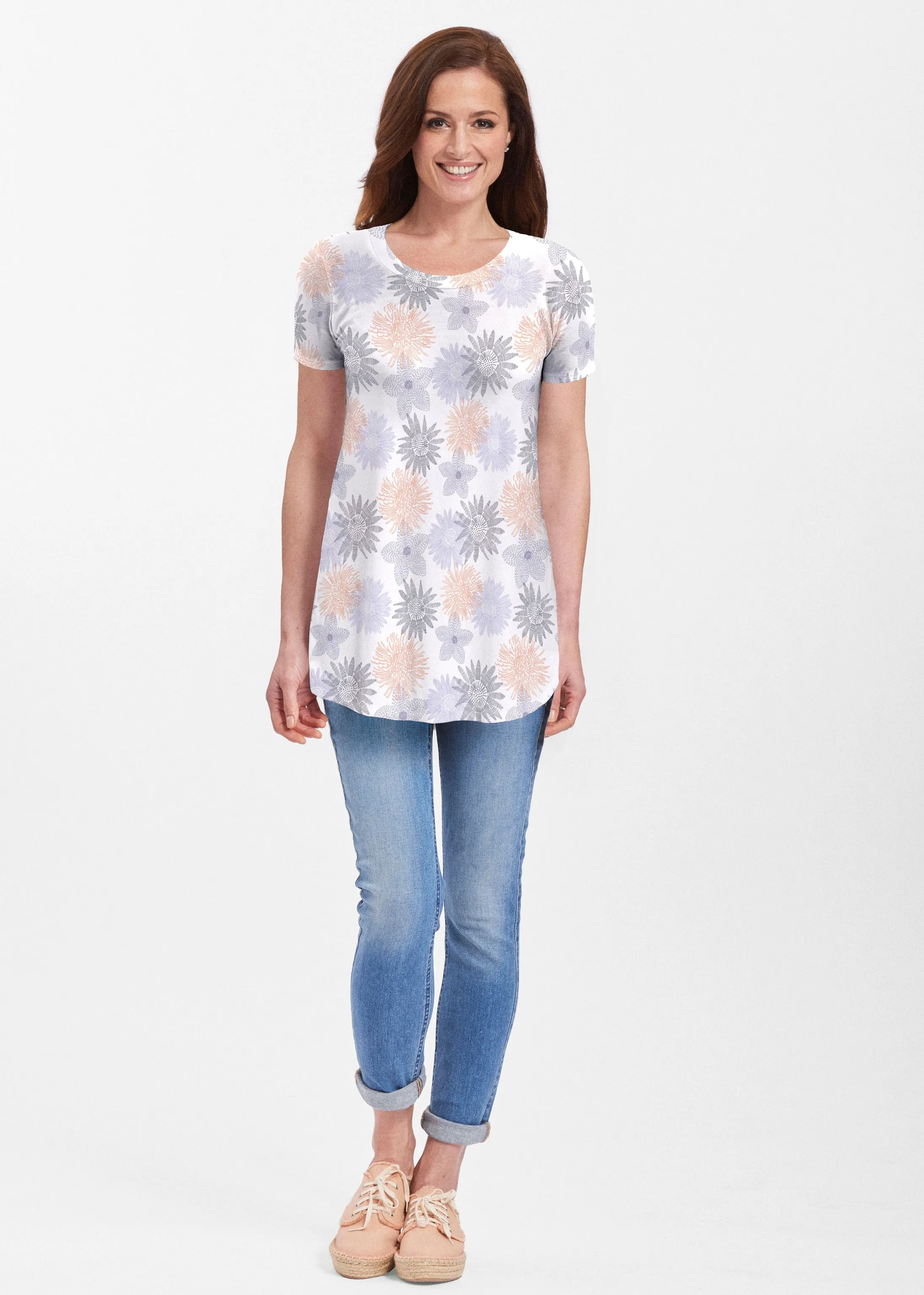 Off the Grid (7881) ~ Short Sleeve Butterknit tunic