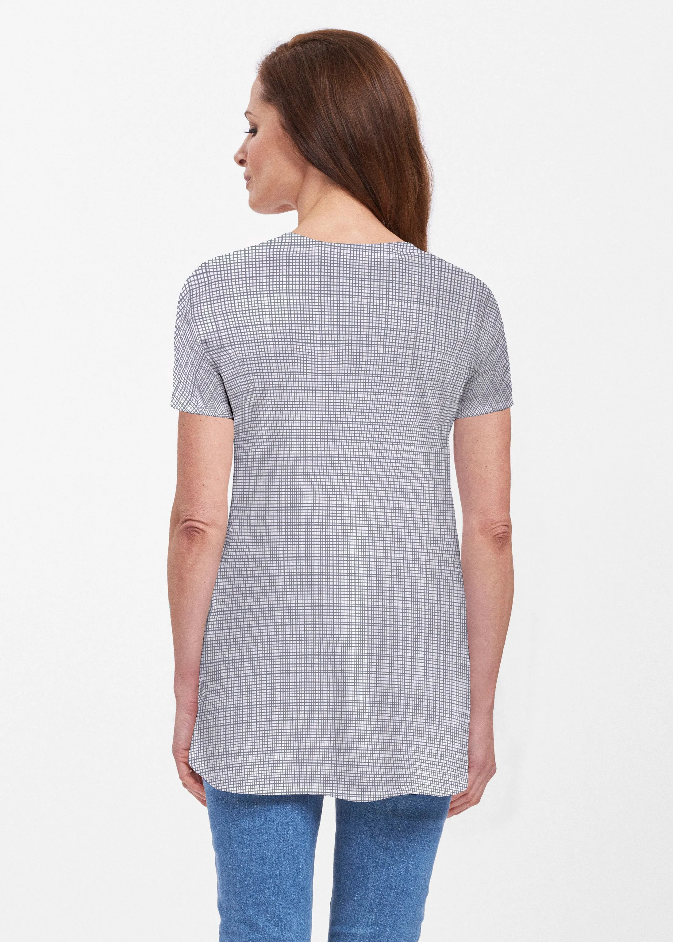 Off the Grid (7881) ~ Short Sleeve Butterknit tunic