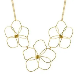 organic flowers necklace