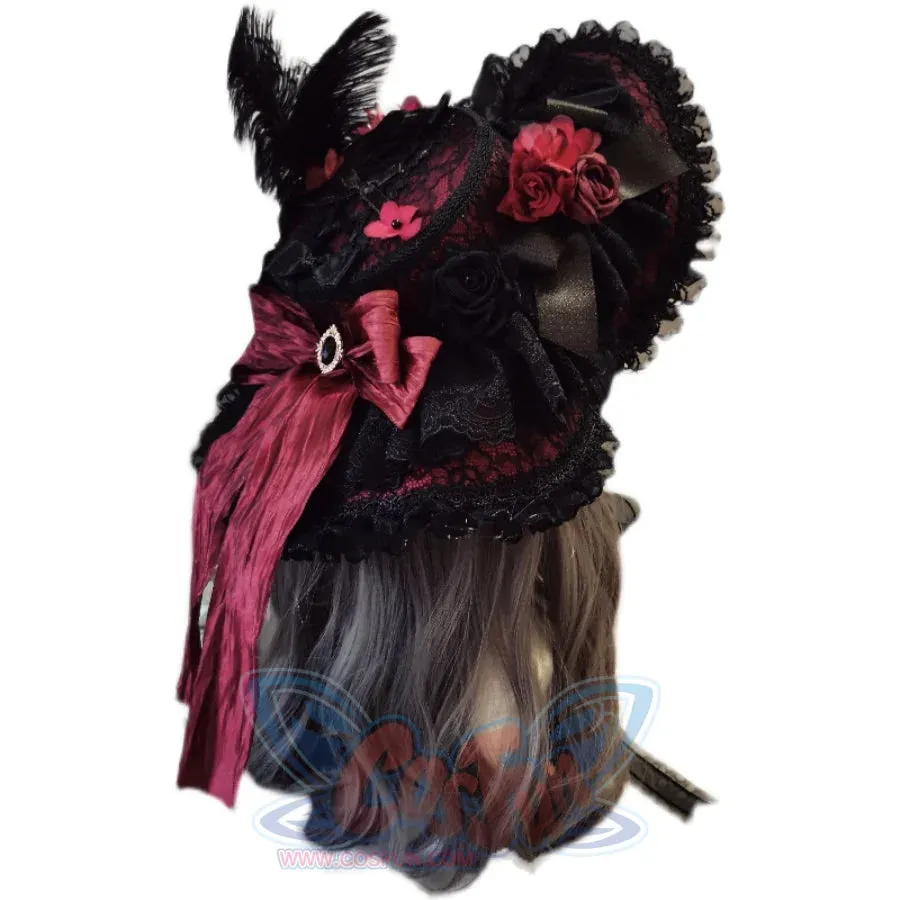 Original Gorgeous Lolita Wide Brim Lace Hat S22672