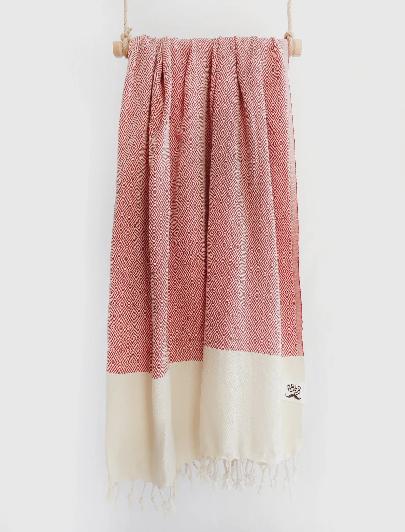 Otto Red Turkish Towel
