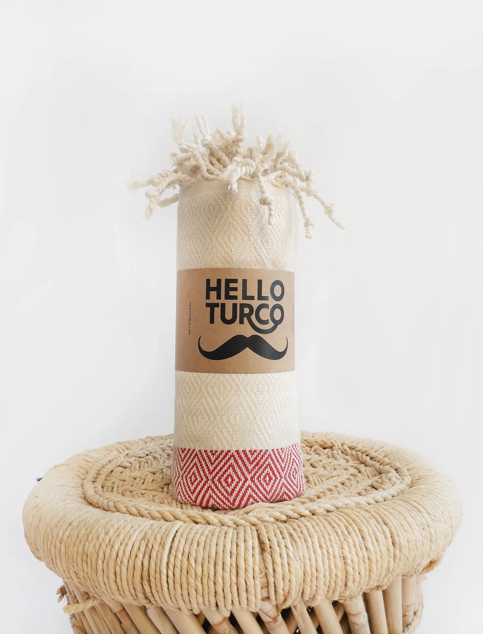 Otto Red Turkish Towel