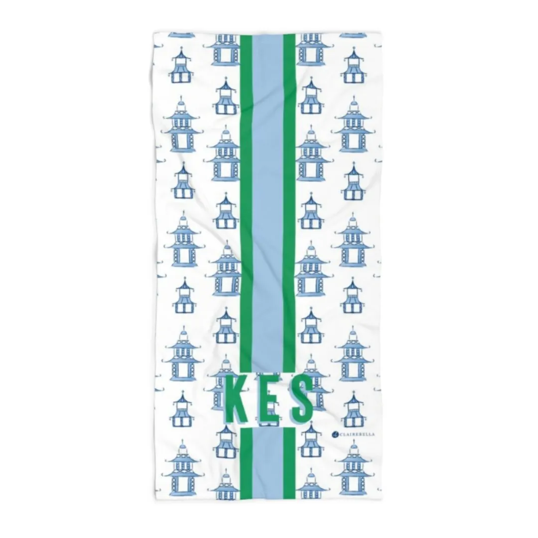 Pagoda Beach Towel
