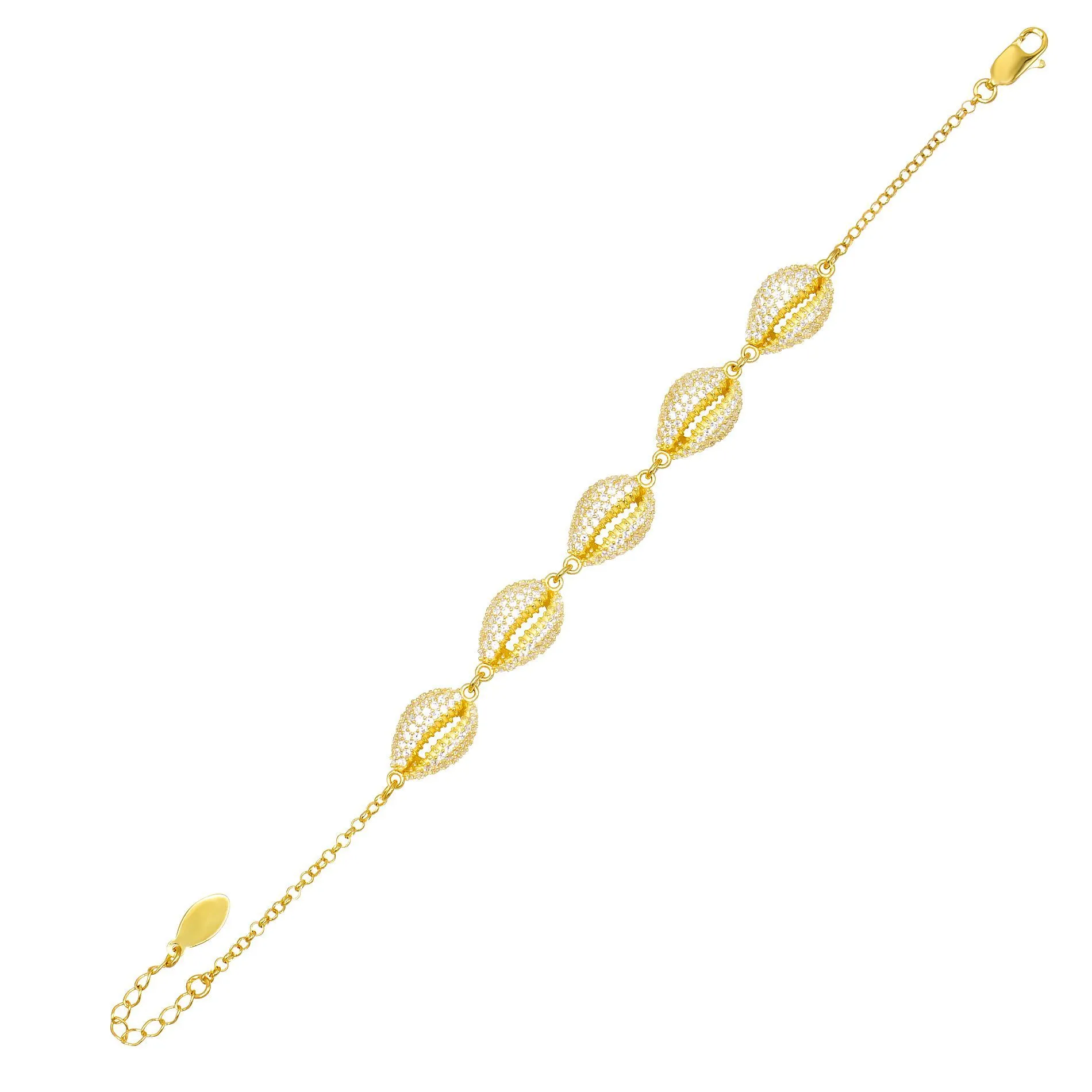 Pavé Shell Bracelet