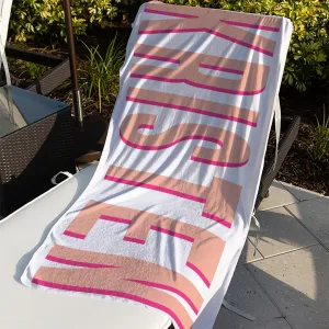 Personalized Shadow Block Beach Towels