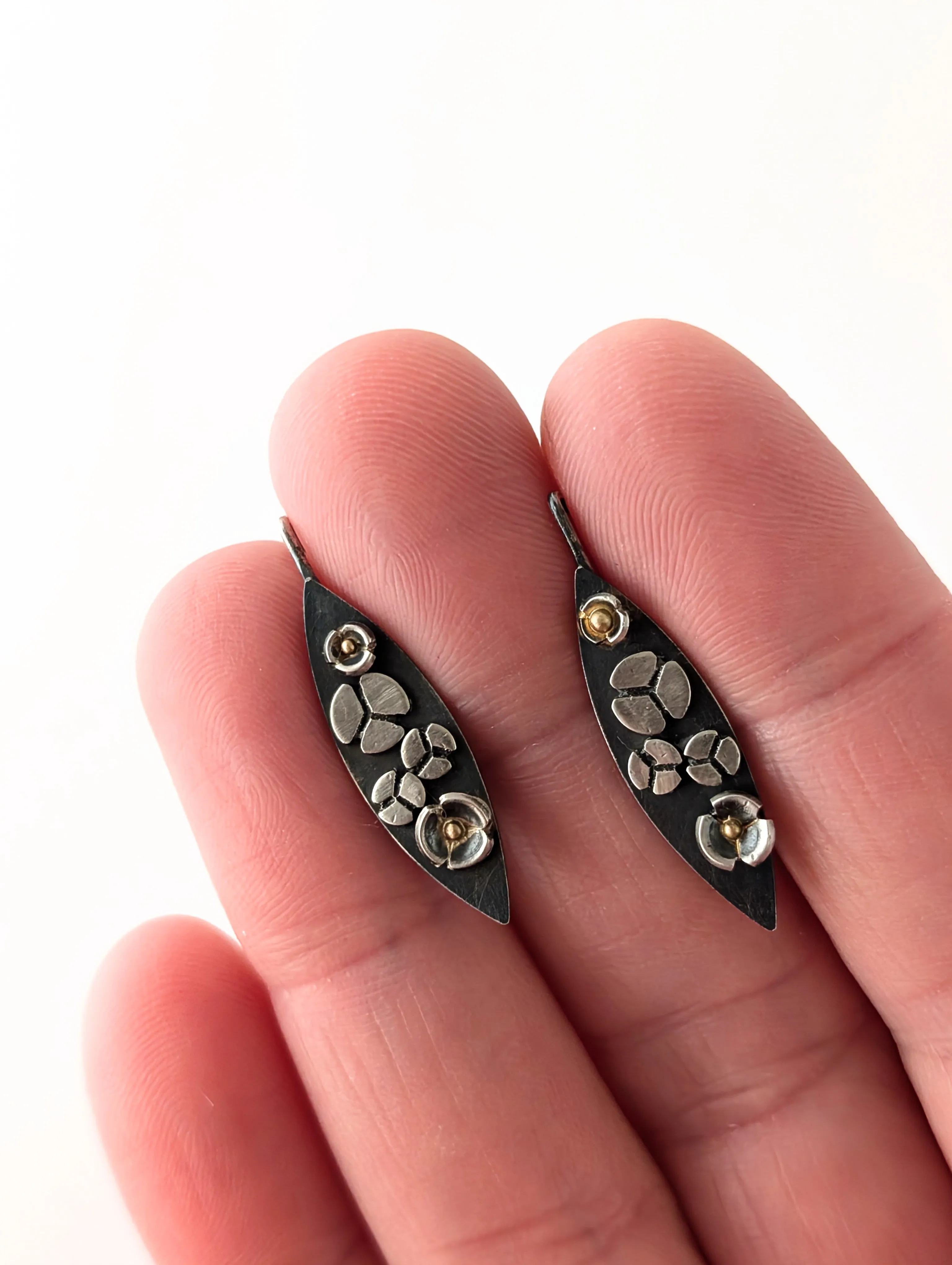 Petite Garland Earrings SS/14k