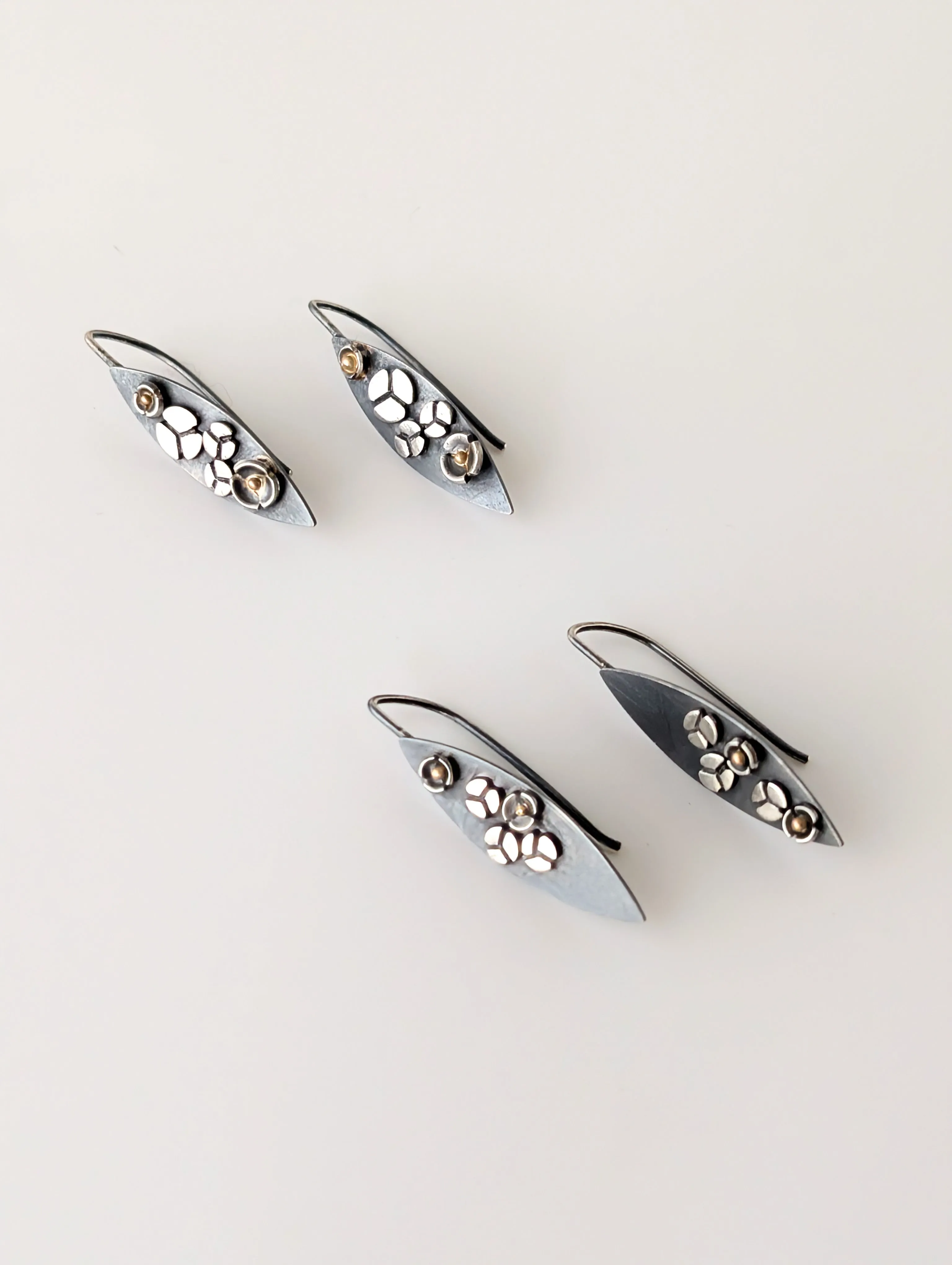 Petite Garland Earrings SS/14k