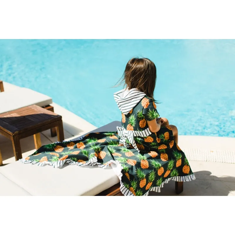 Pinelicious Girls Beach Towel