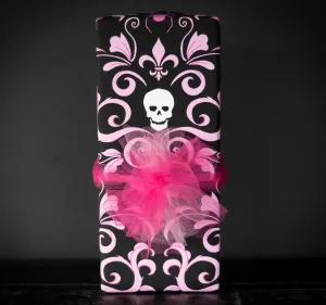 Pink Goth Damask Gift Wrap (1 Sheet)