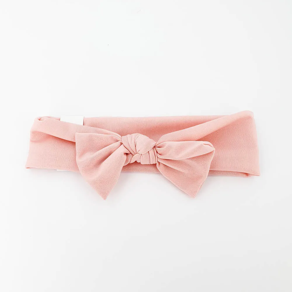Pink Headwraps Shimmer Bow