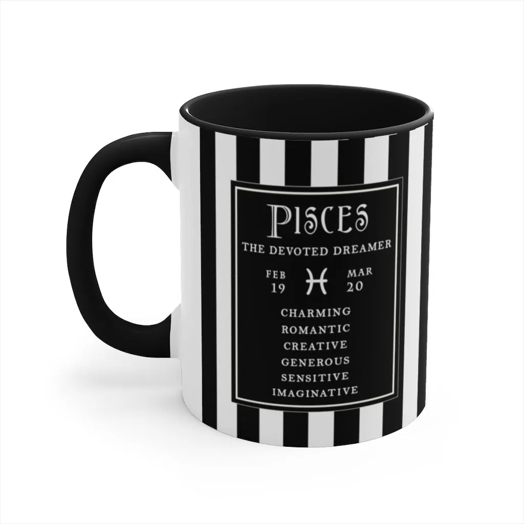 Pisces (Feb 19 - Mar 20)  Zodiac Mug