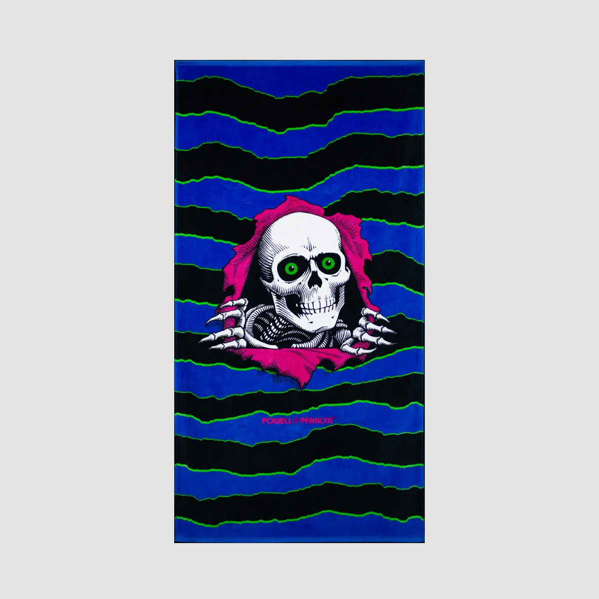 Powell Peralta Ripper Beach Towel Blacklight