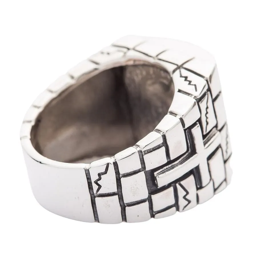 Prisoner Sterling Silver Skull Ring