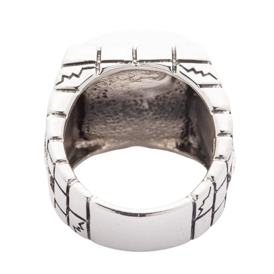 Prisoner Sterling Silver Skull Ring
