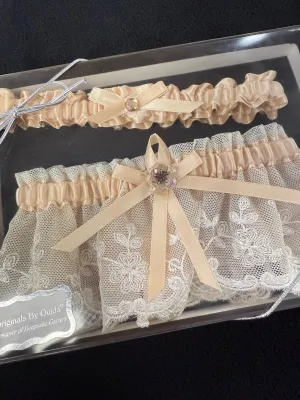 Private Collection Ivory/Rose Gold Garter