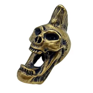Psychobilly skull paracord bead