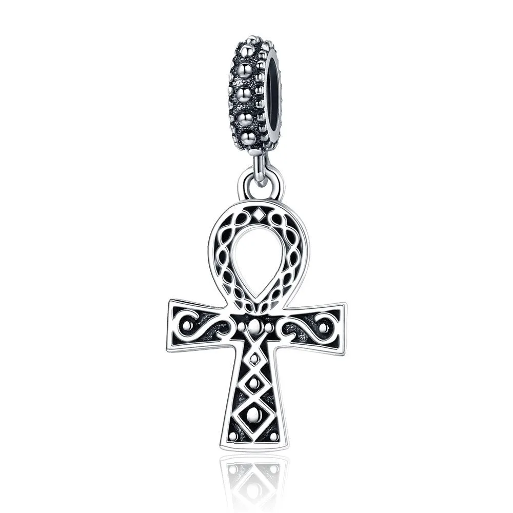 Punk Vintage Cross Charm Bead