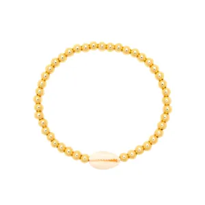 Pura Vida Cowrie Ball Bead Stretch Bracelet