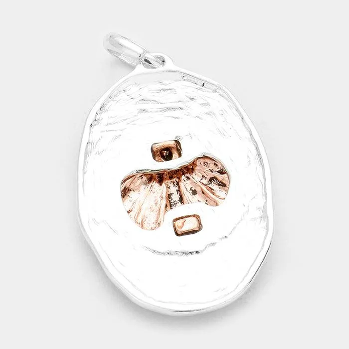 "LIFE'S PEACHY at the BEACH" Shell Pendant Set