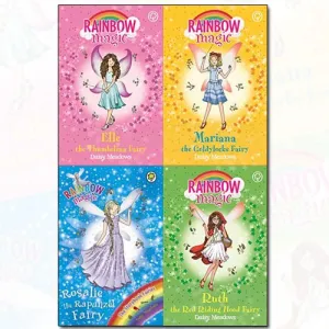 Rainbow Magic Series Storybook Fairies Vol (1-4) Daisy Meadows Collection 4 Books Bundle