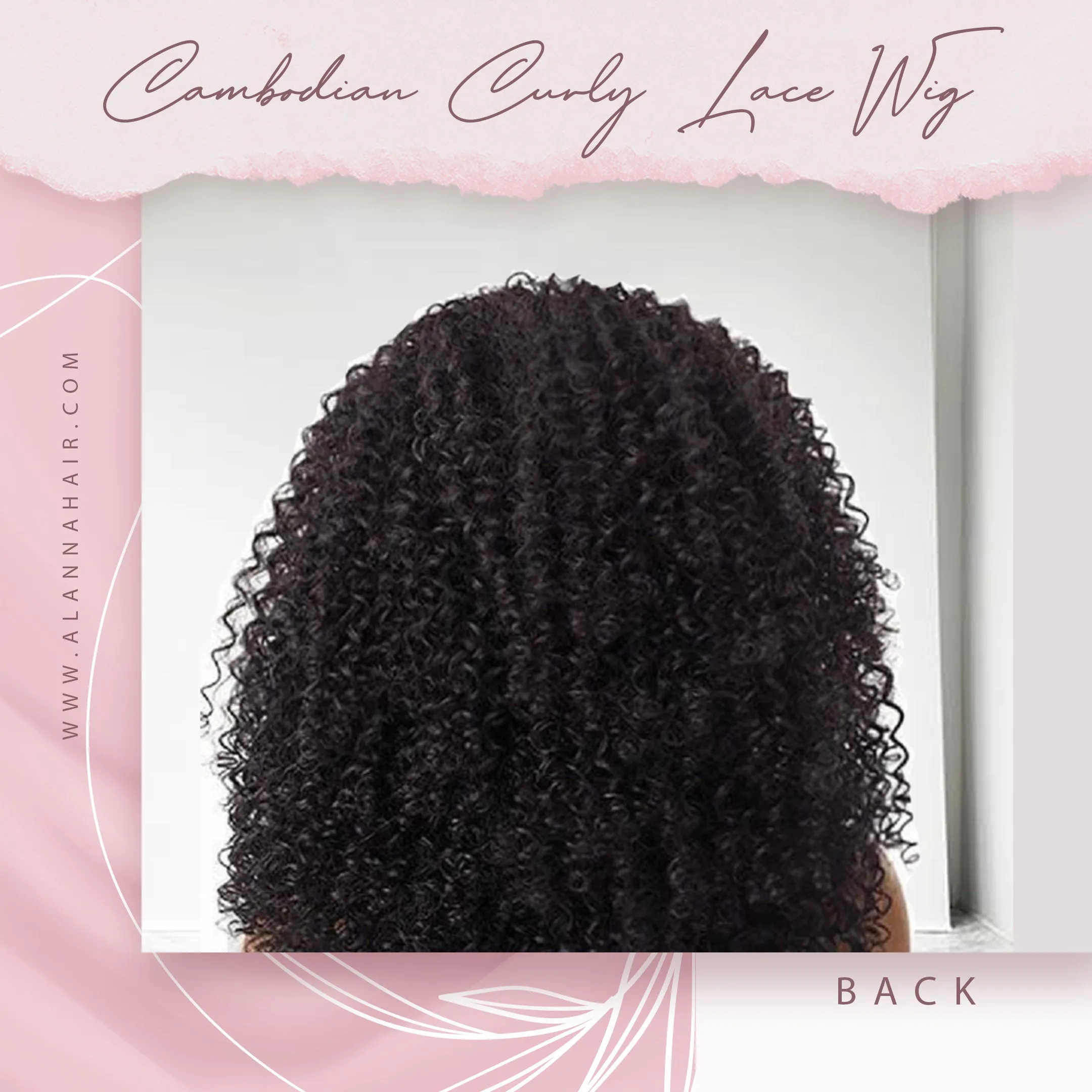 Raw Cambodian Curly Full Lace Wig