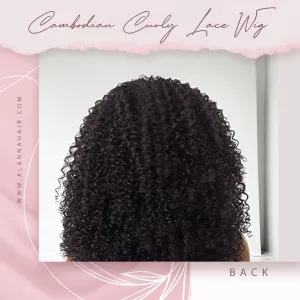 Raw Cambodian Curly Full Lace Wig