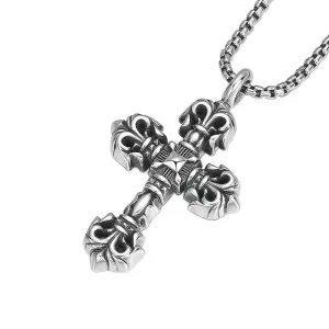Real Solid 925 Sterling Silver Pendants Cross Flame Arrow Fashion Jewelry