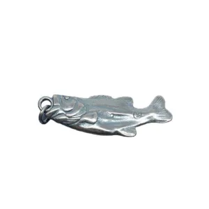 Real Solid 925 Sterling Silver Pendants Fish Animal Men Fashion Jewelry