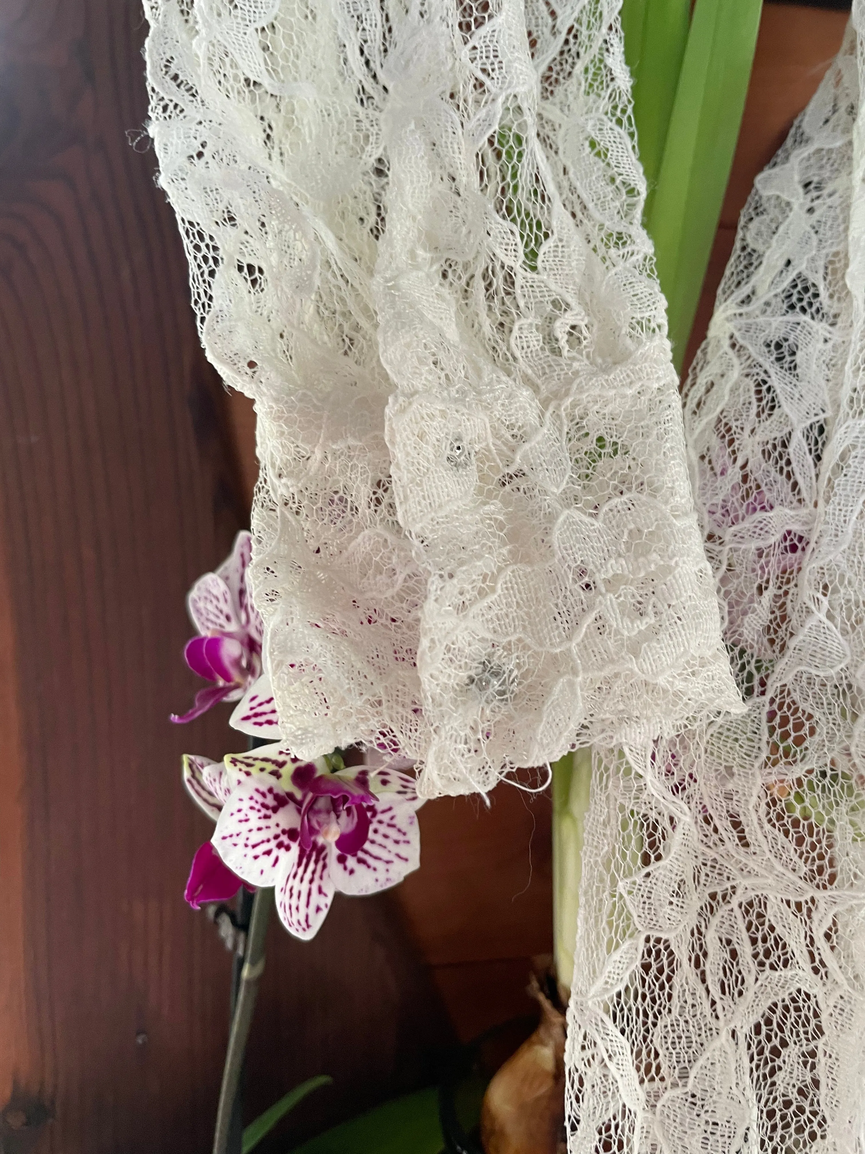 Reserved 1930s Full Length Lace Boudoir Jacket