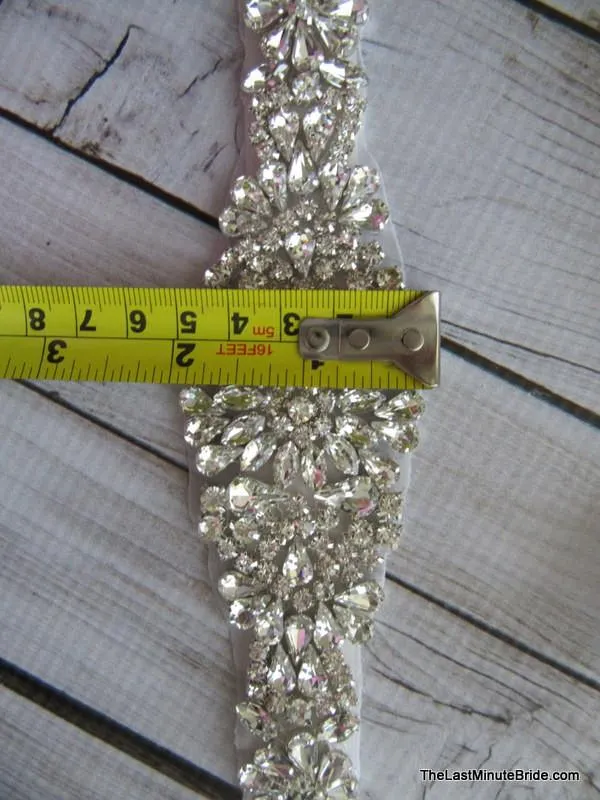 Rhinestone Beaded Belt Style: Paris 13.5" long (more colors)