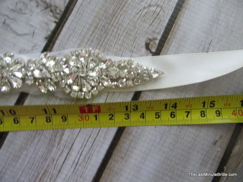 Rhinestone Beaded Belt Style: Paris 13.5" long (more colors)