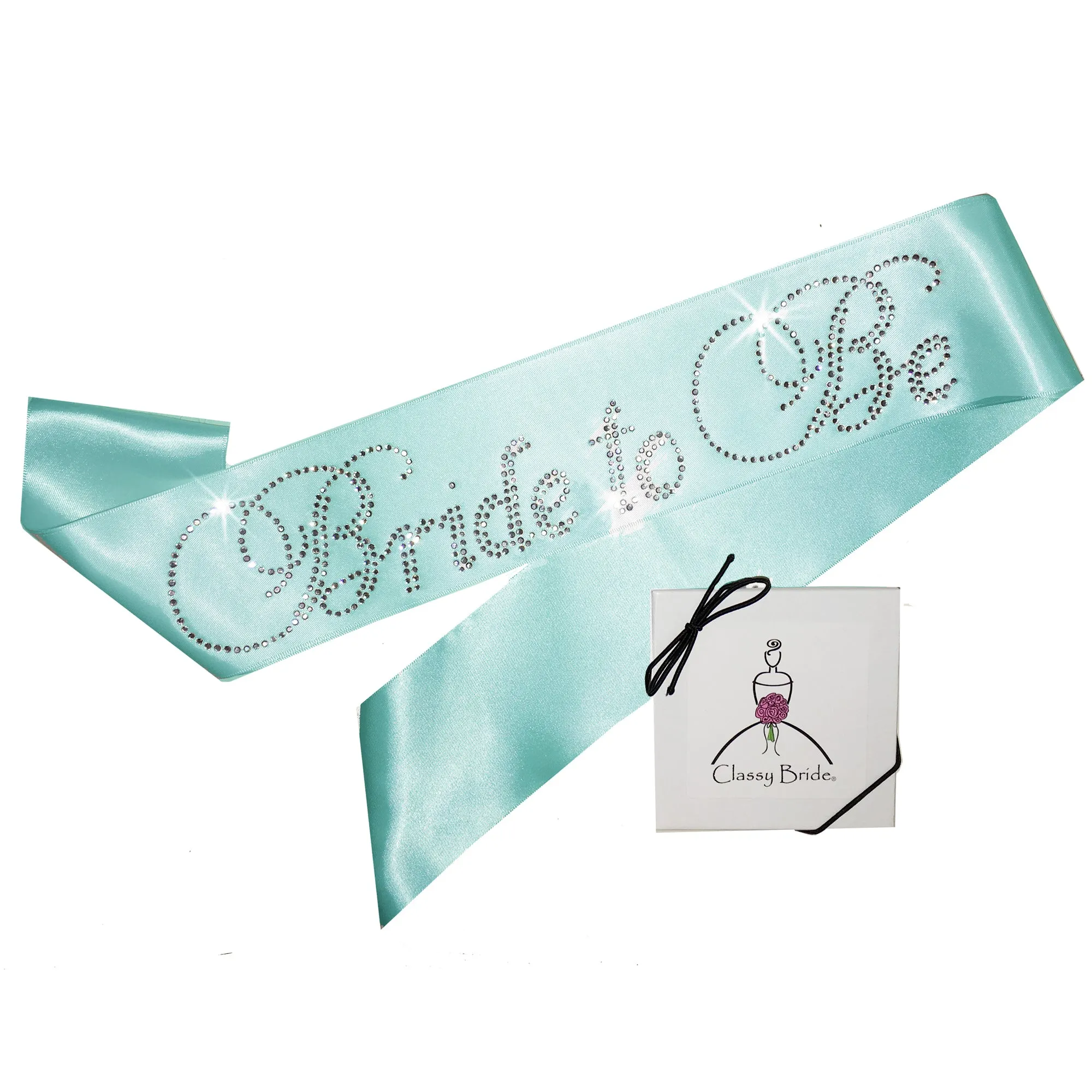 Rhinestone Bride to Be Sash