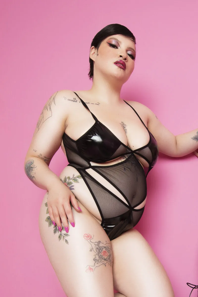 Rolling Spider Bodysuit - Vinyl Black