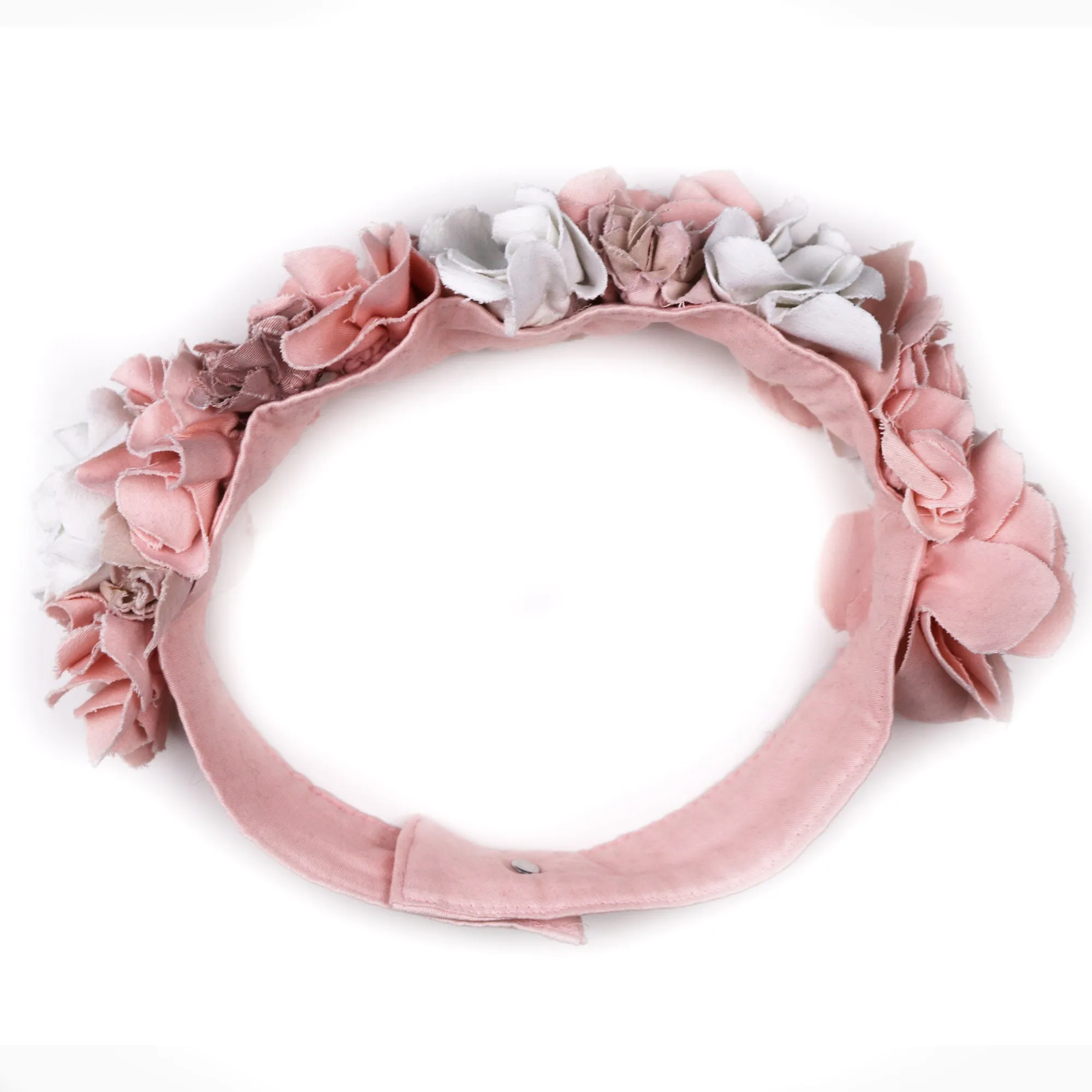 Roses/Lotus/Violet/Iris - Upcycled denim flower crown