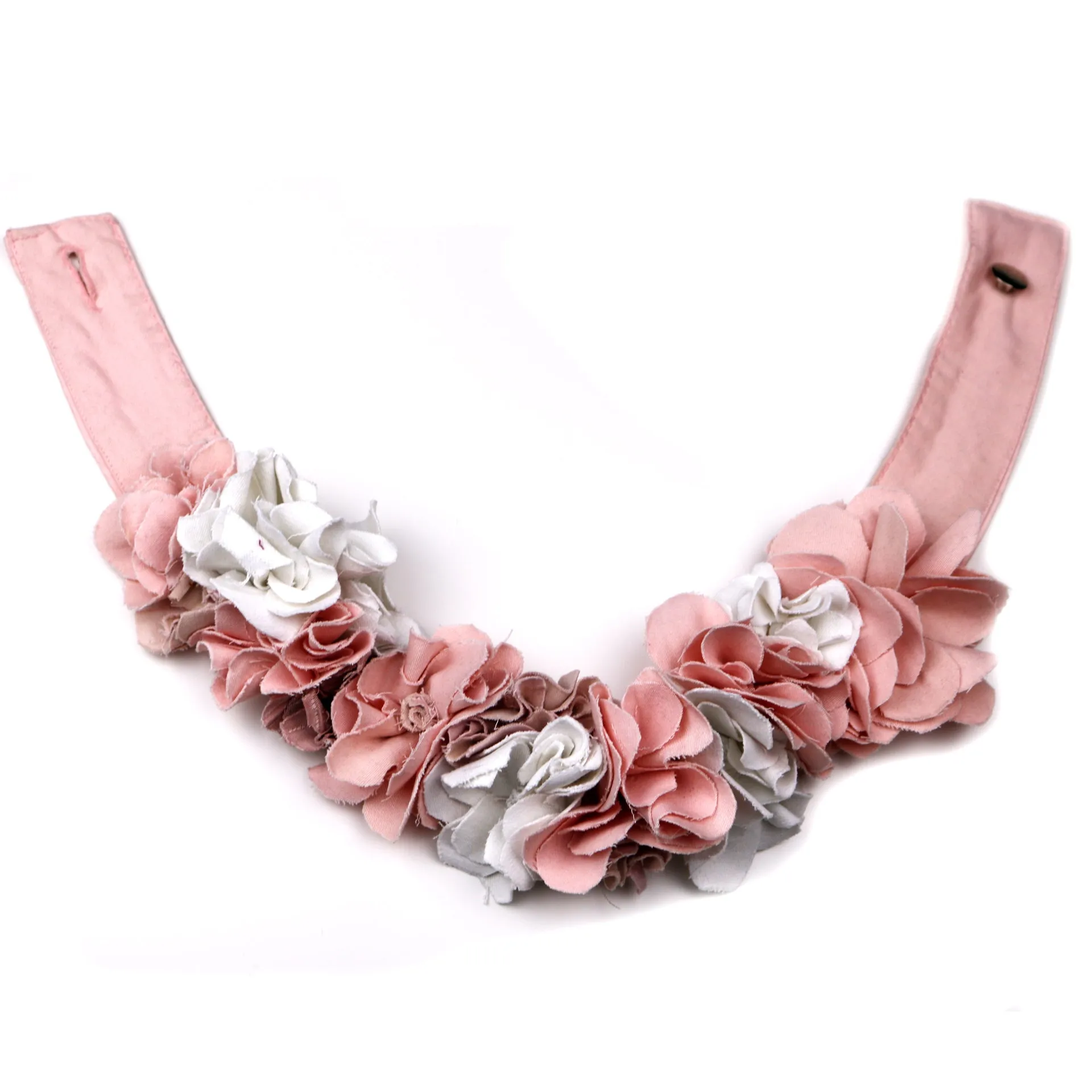 Roses/Lotus/Violet/Iris - Upcycled denim flower crown