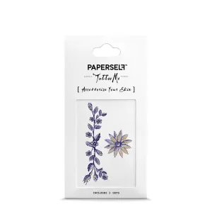 Rosy & Daisy Ring (Gold) Temporary Tattoo
