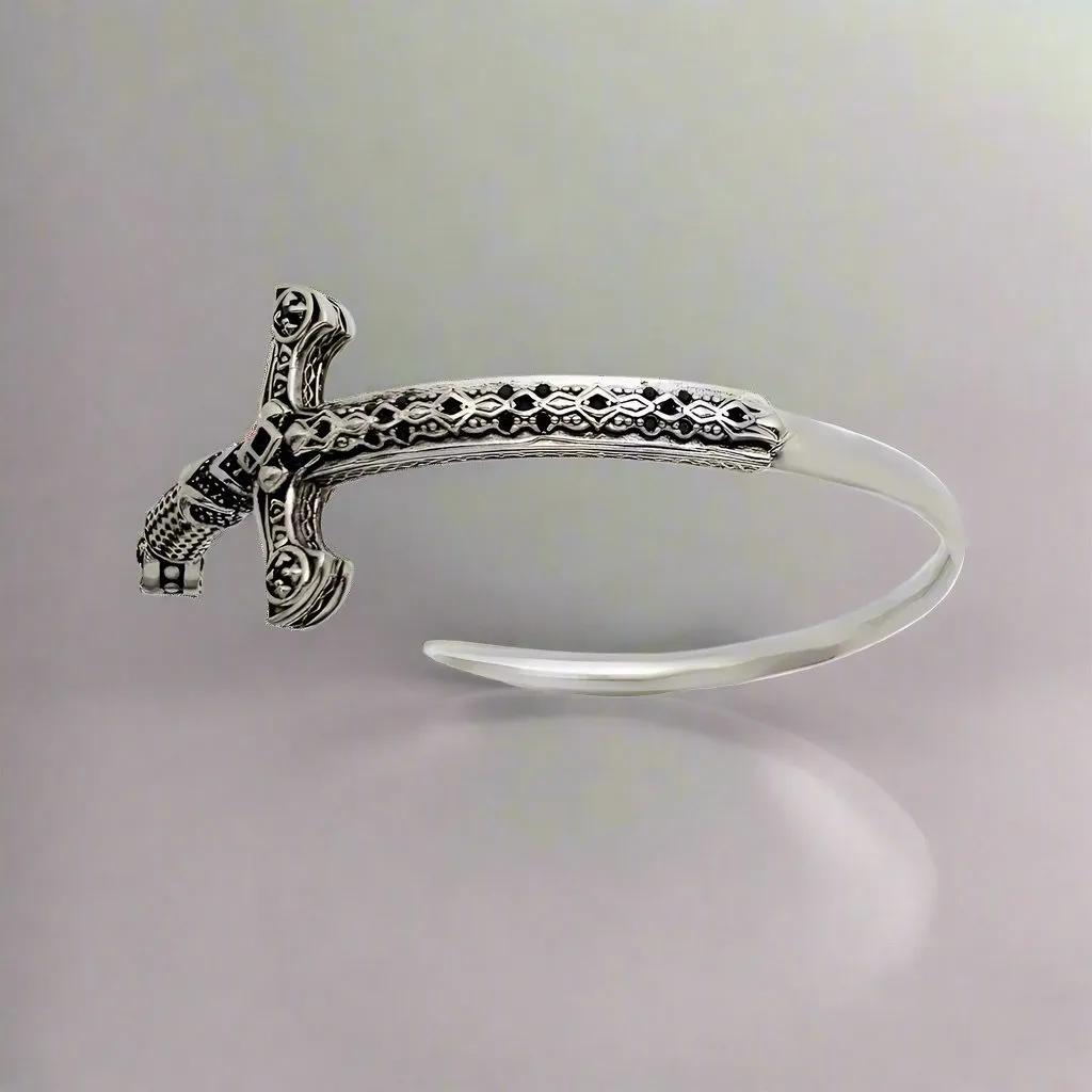 Royal Cross Sword Punk Bangle