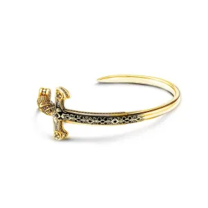 Royal Cross Sword Punk Bangle