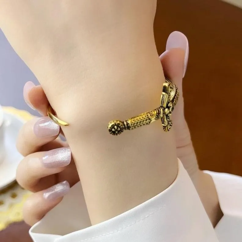 Royal Cross Sword Punk Bangle
