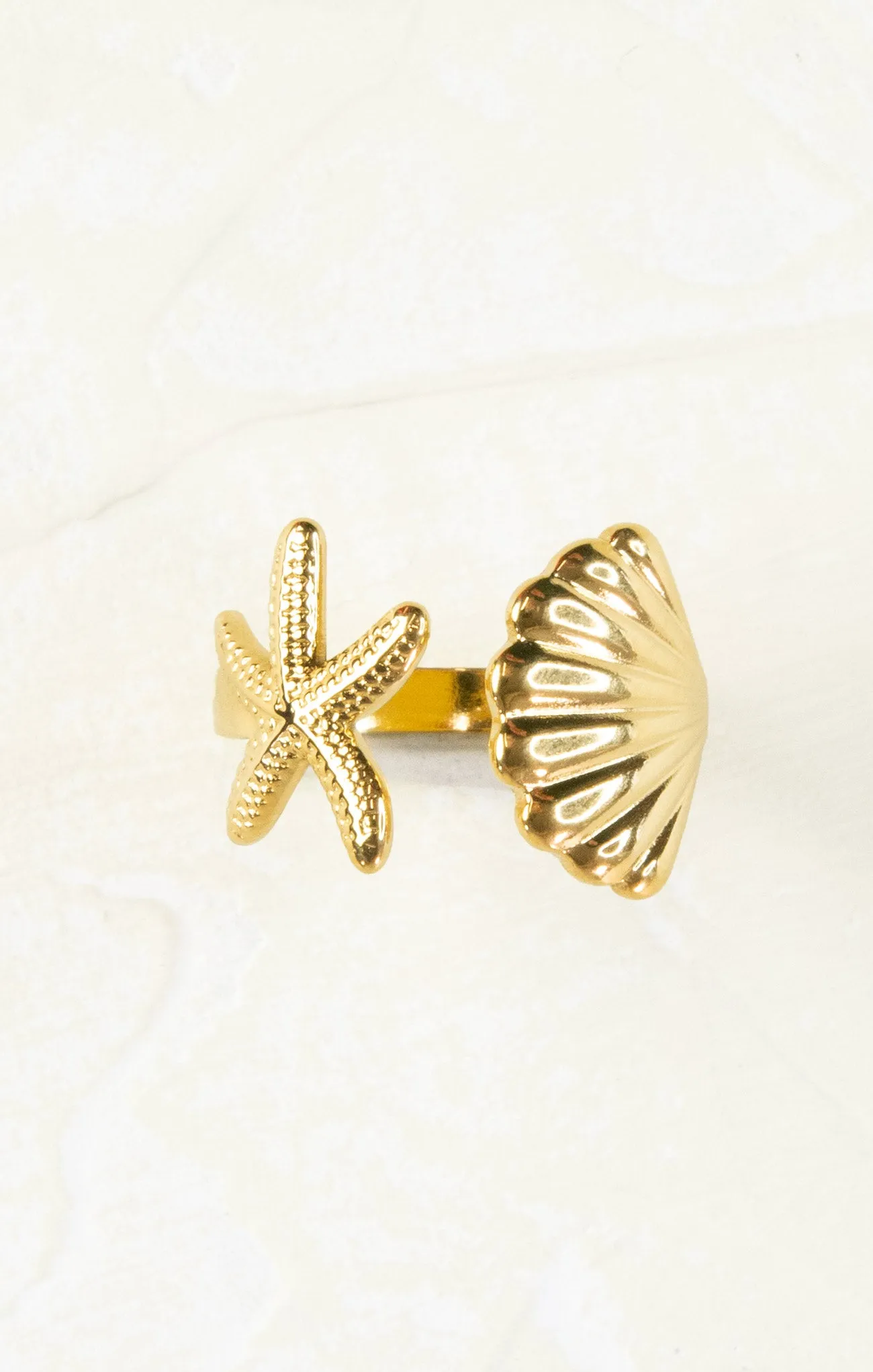 Sadie Shell & Starfish Ring