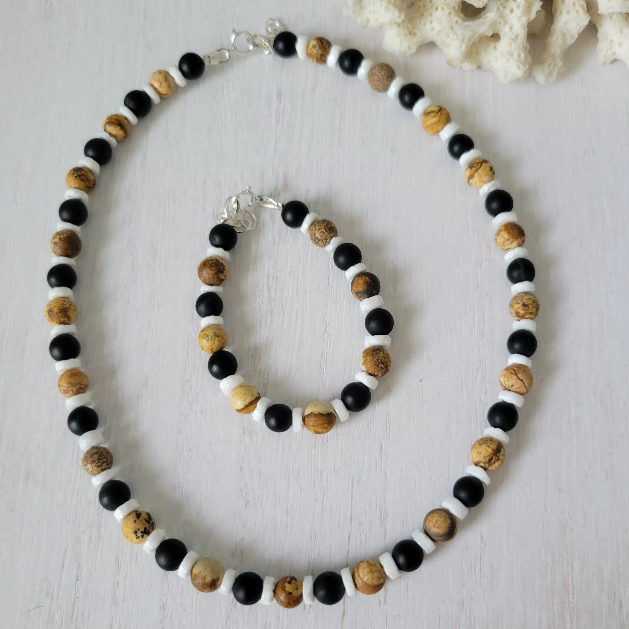 Salty Kids Surfboard Necklace and Bracelet - Set Or Each