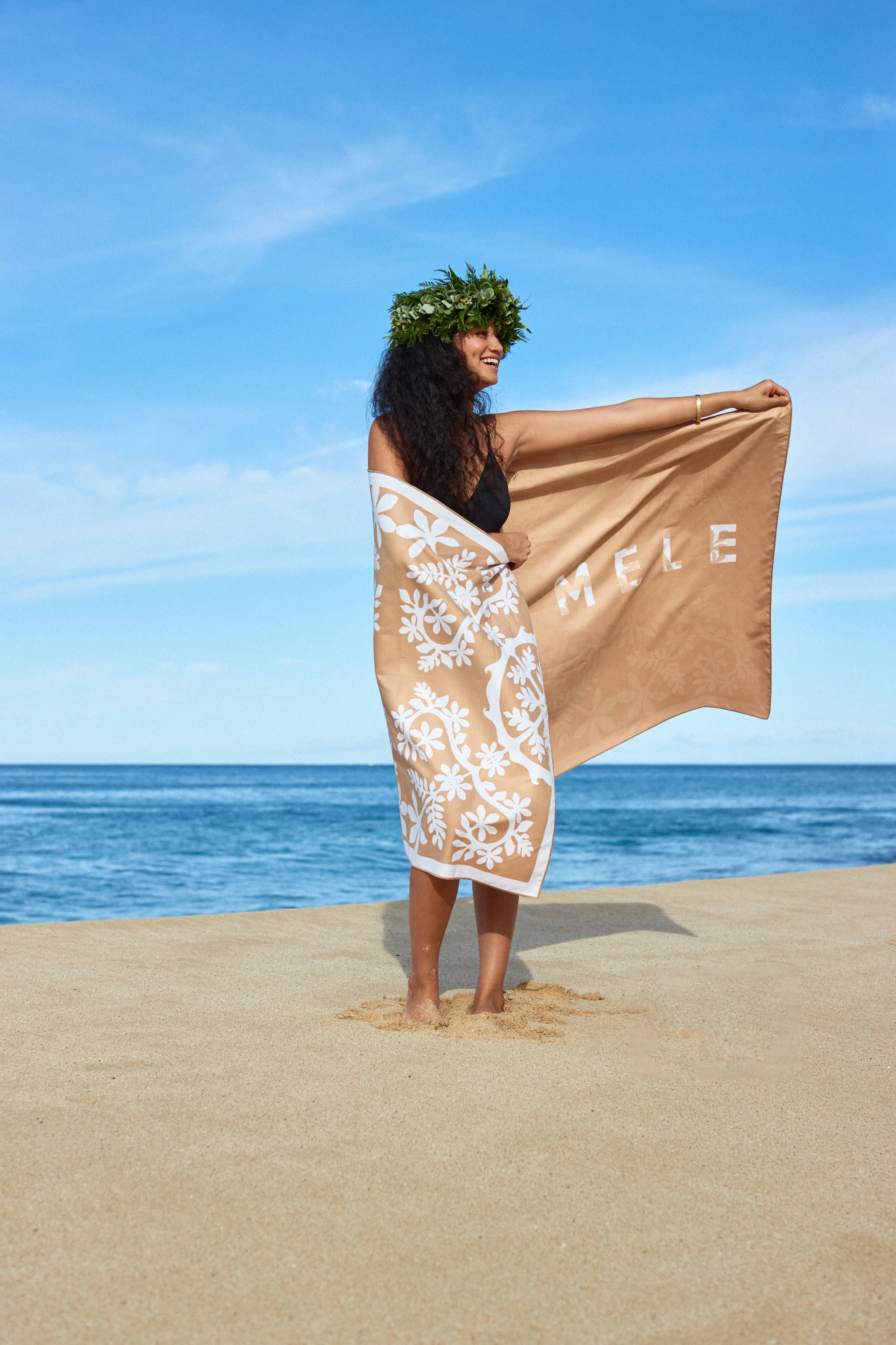 Sand Free Towel - “Naupaka Kahakai”