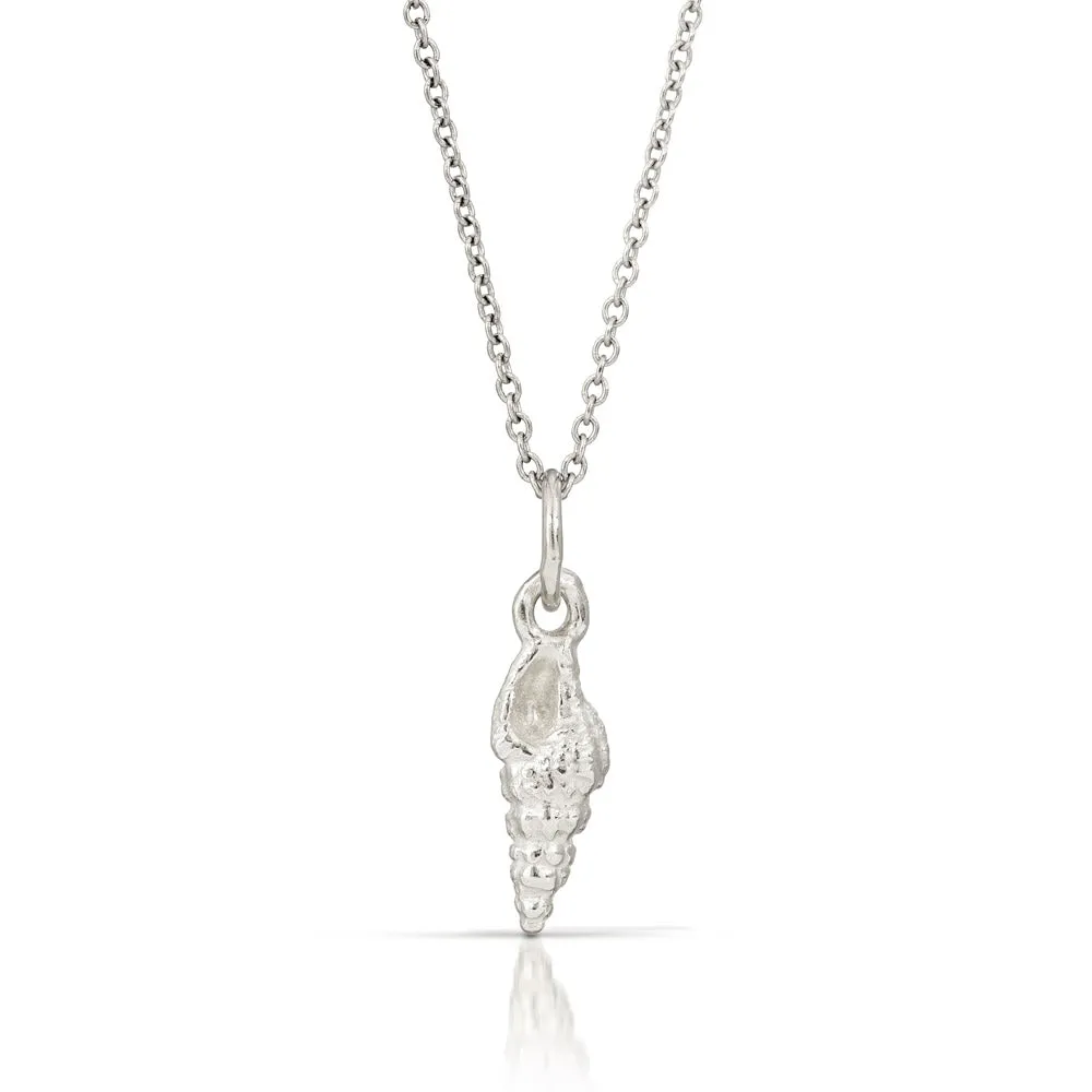 Shell Charm in Silver
