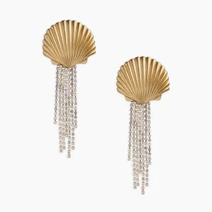 Shell Rhinestone Tassels