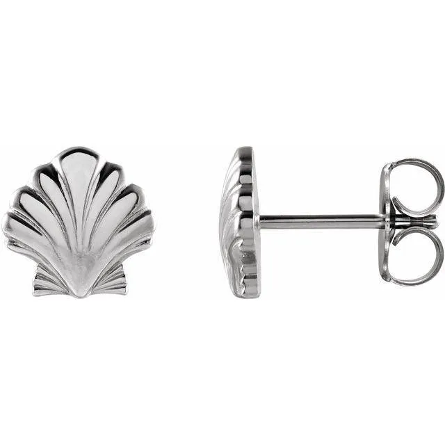 Shell Stud Earrings