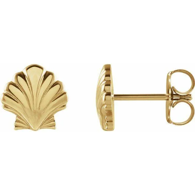 Shell Stud Earrings