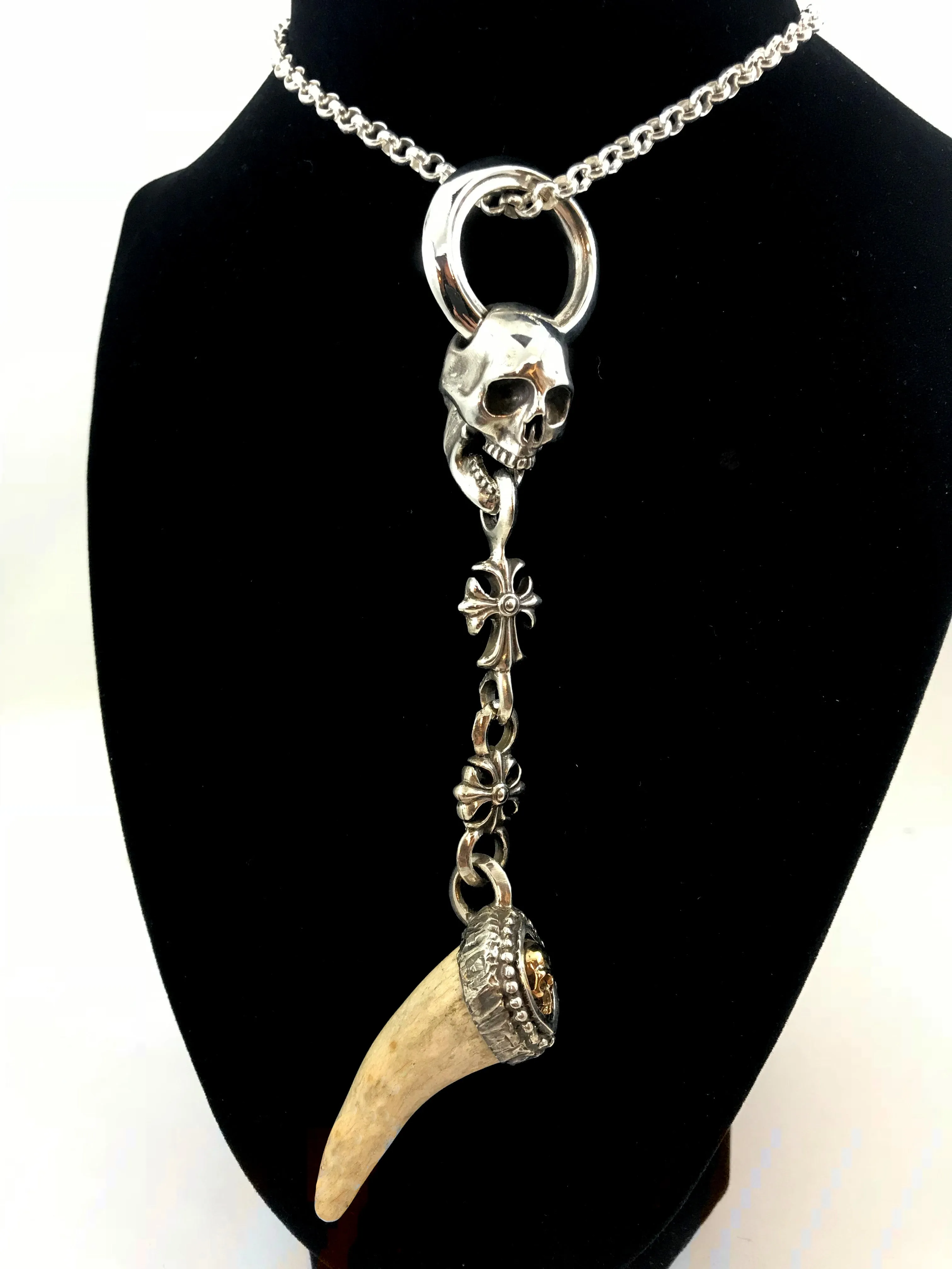 Skull & Sacred Bones Pendant- 1 of 1
