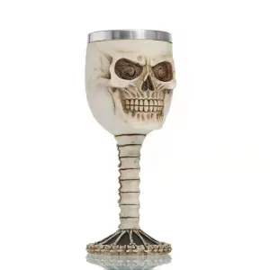 Skull Gothic Goblet Cocktail Glass