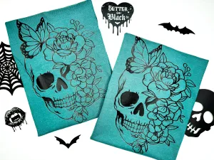 Skull In Bloom  -  Adult Unisex Tee - Comfort Colors
